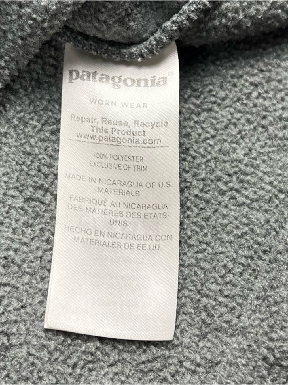 Patagonia Women’s Synchilla Snap-T Fleece Pullover Nickel Rosewater Size Large - Picture 6 of 10
